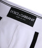 Boxer classique en coton blanc Dolce &amp; Gabbana pour homme