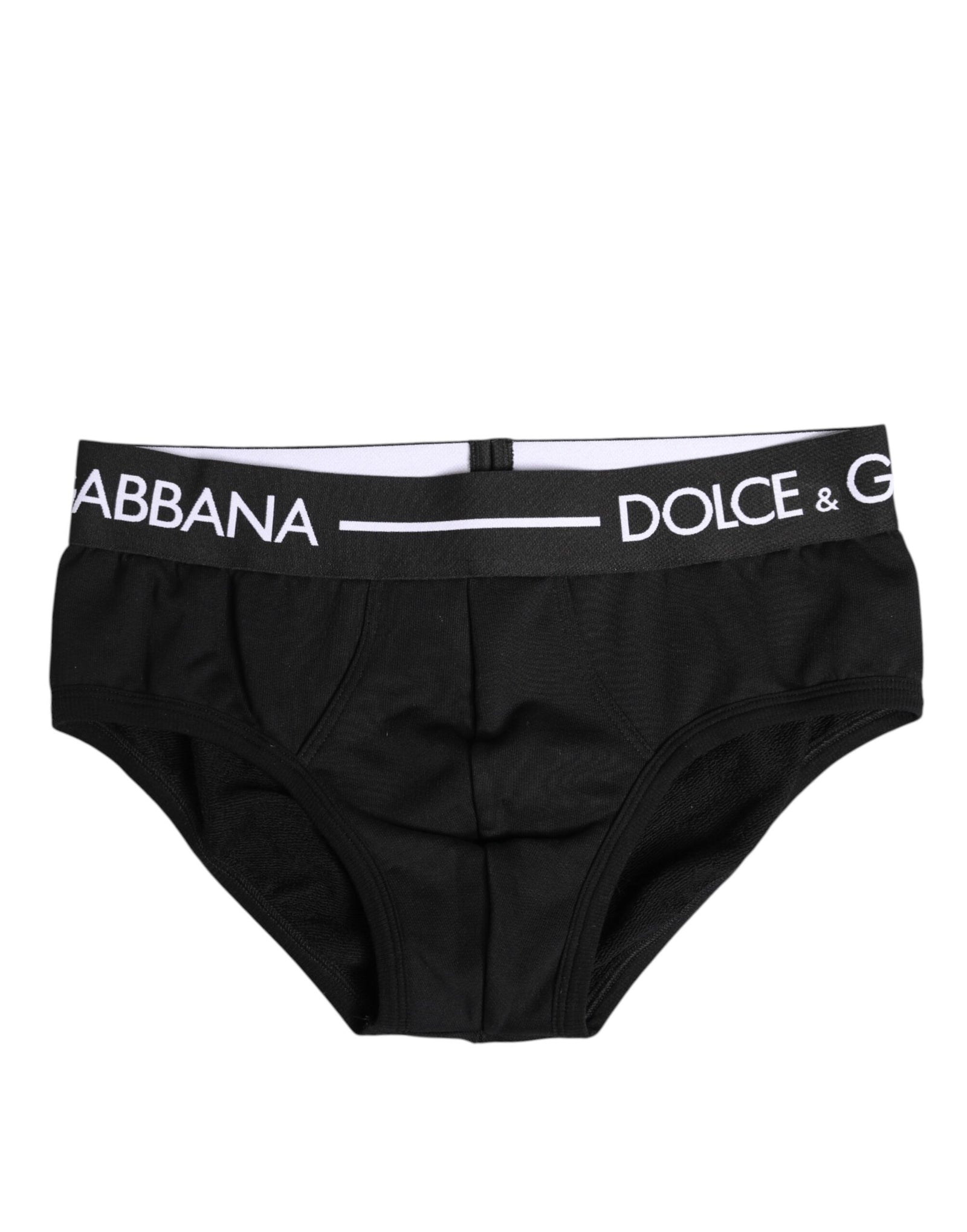 Sous-vêtement classique en coton stretch noir Dolce & Gabbana