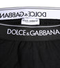 Sous-vêtement classique en coton stretch noir Dolce & Gabbana