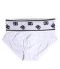 Sous-vêtement classique en coton stretch blanc Dolce &amp; Gabbana