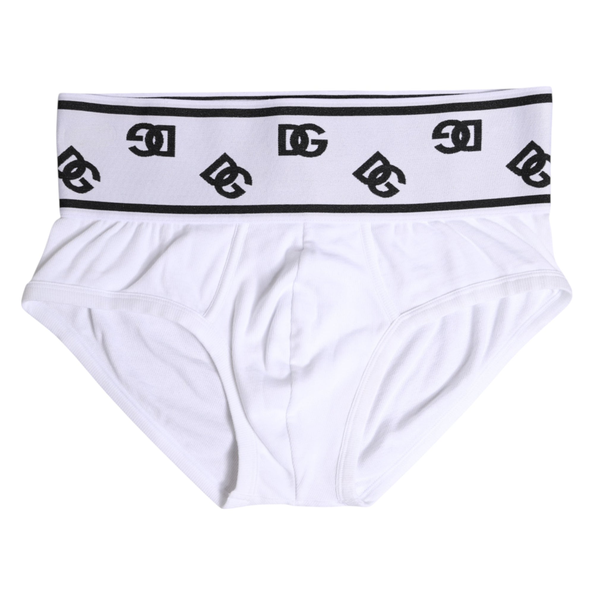Sous-vêtement classique en coton stretch blanc Dolce &amp; Gabbana