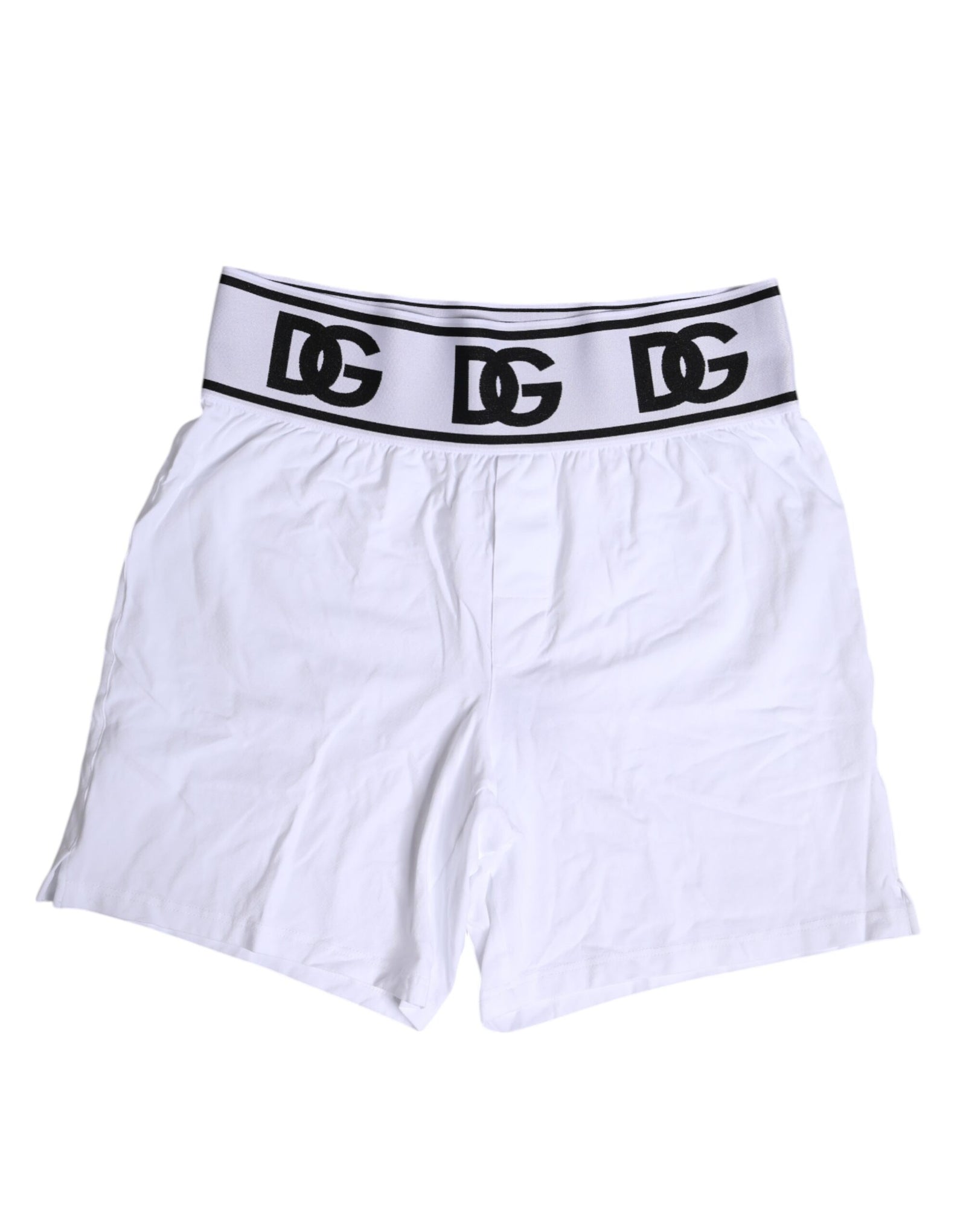 Boxer classique en coton stretch blanc Dolce & Gabbana