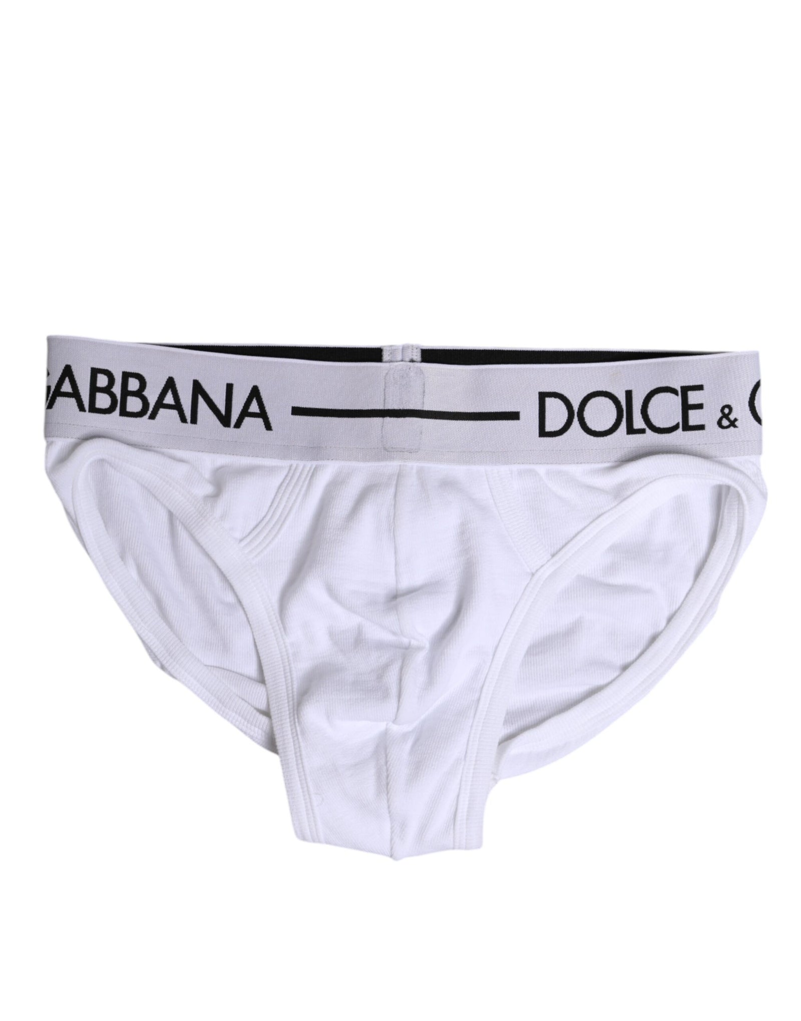Sous-vêtement classique en coton stretch blanc Dolce & Gabbana