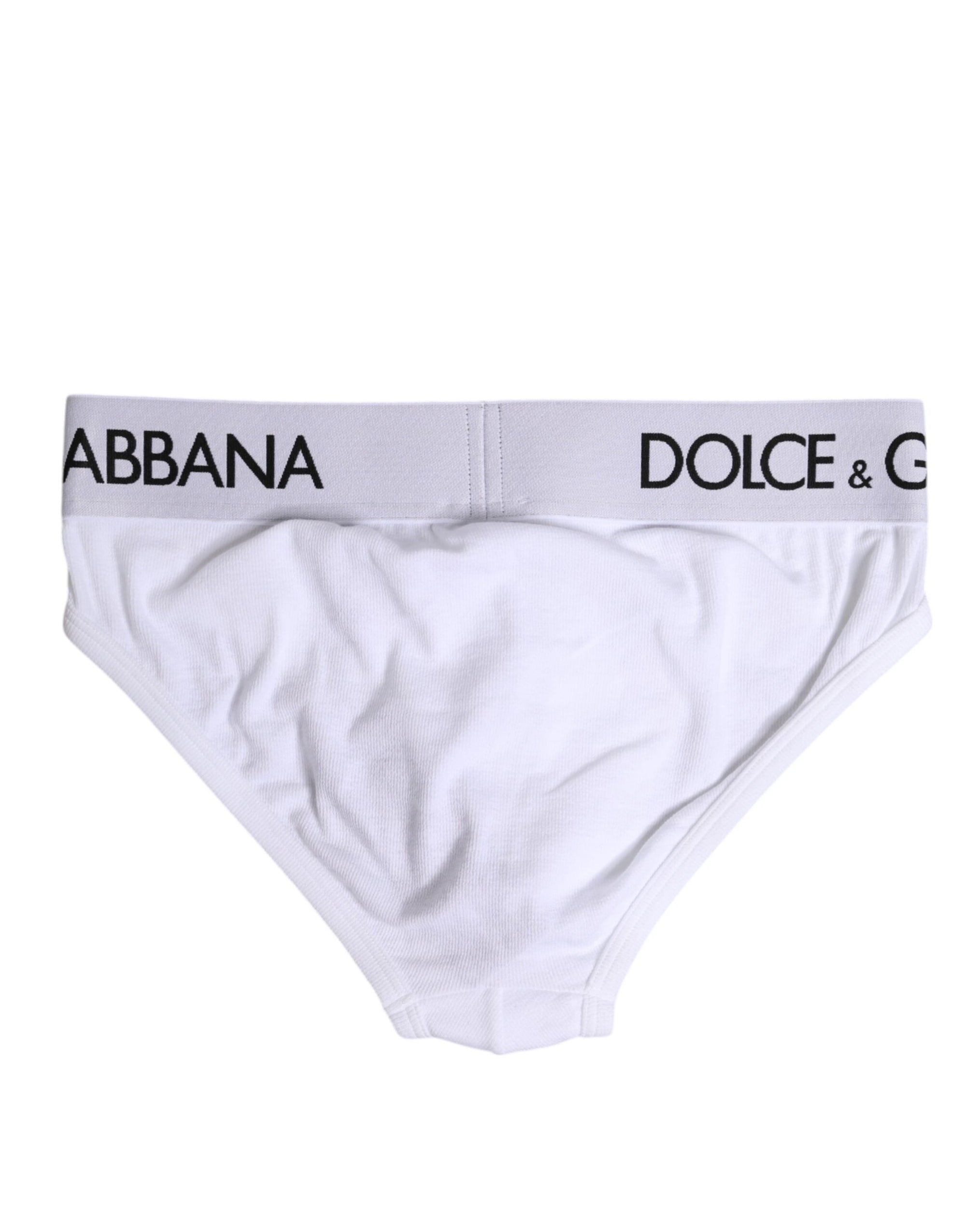 Sous-vêtement classique en coton stretch blanc Dolce & Gabbana