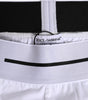 Boxer classique en coton stretch blanc Dolce &amp; Gabbana