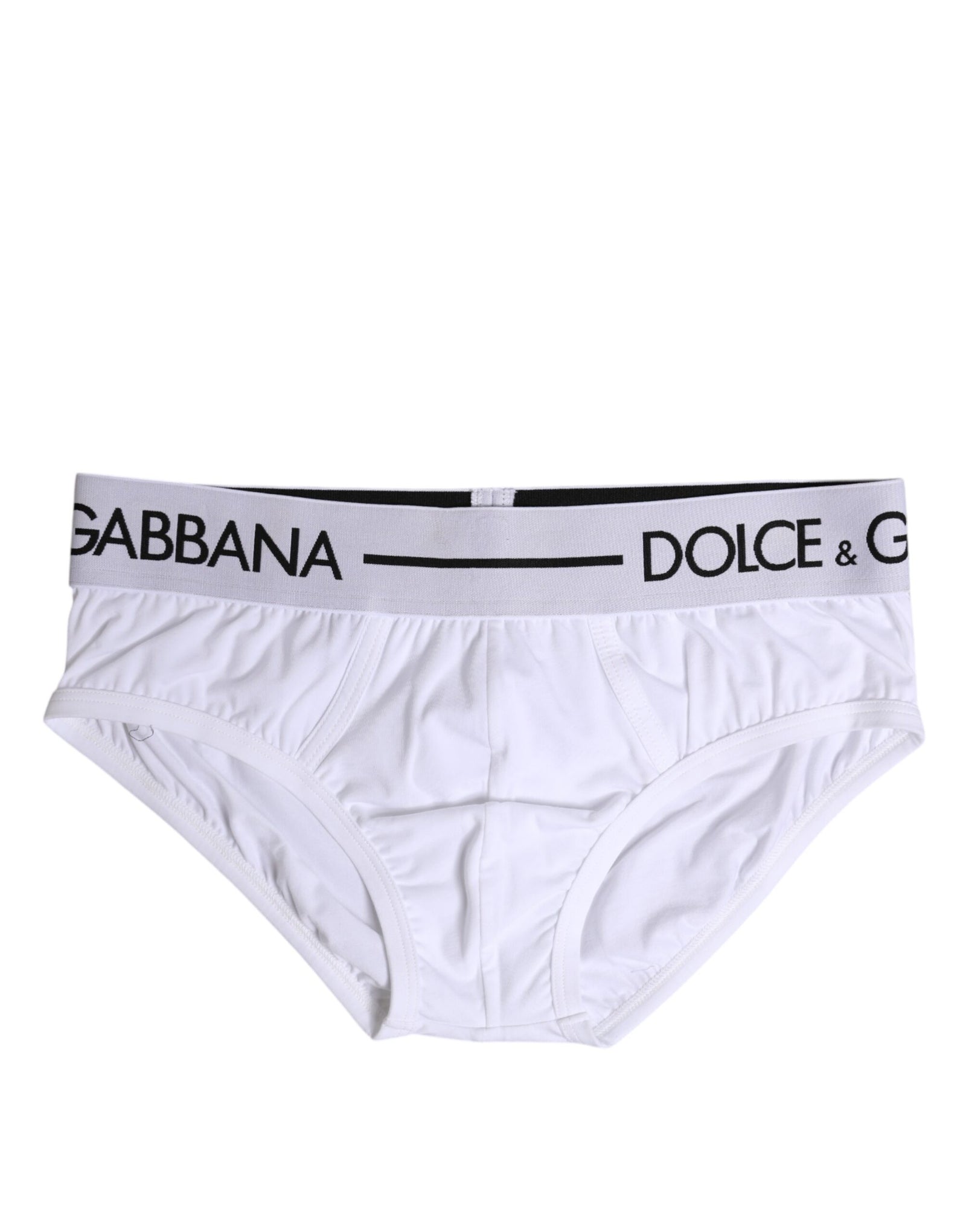 Sous-vêtement classique en coton stretch blanc Dolce & Gabbana