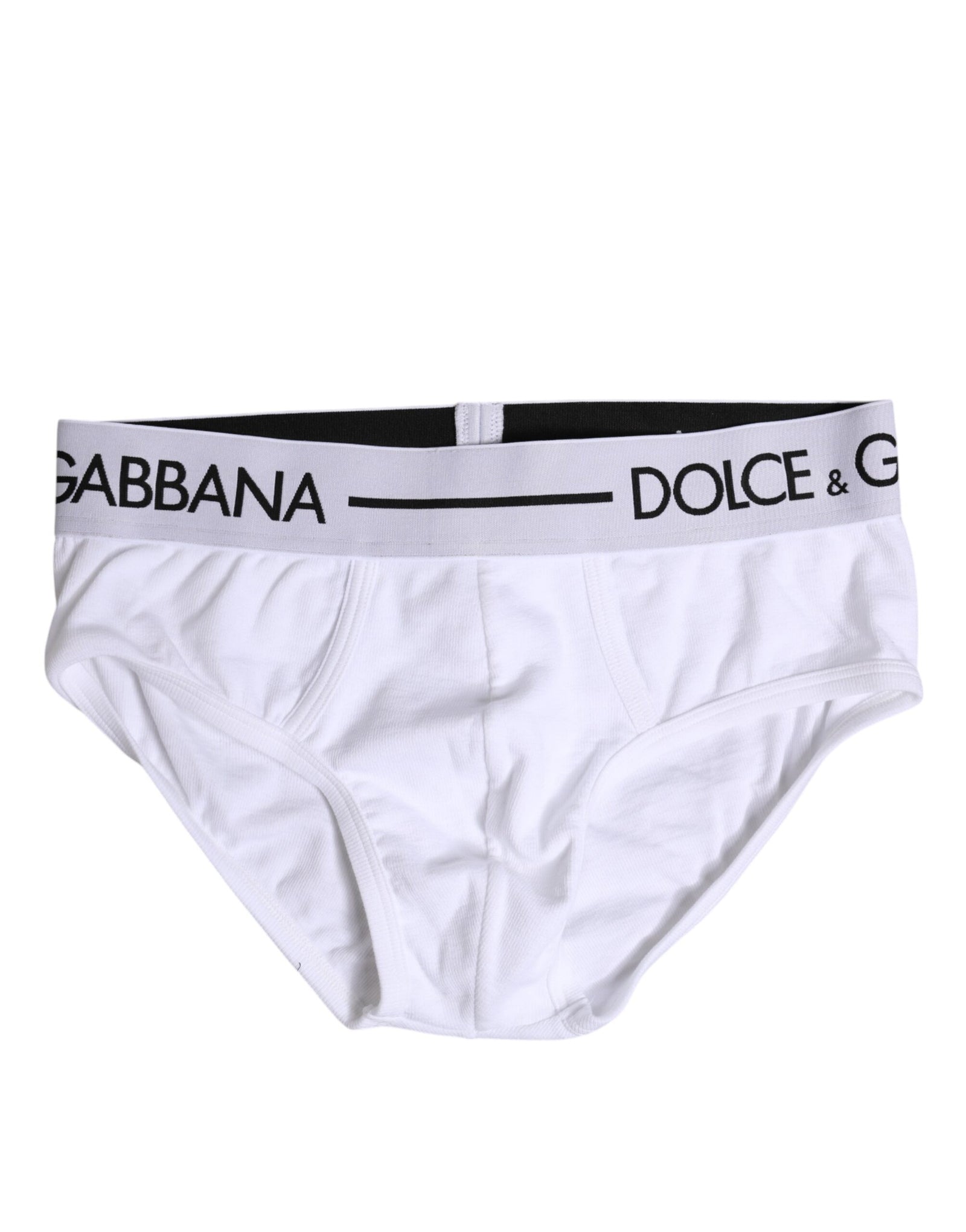 Sous-vêtement classique en coton stretch blanc Dolce & Gabbana