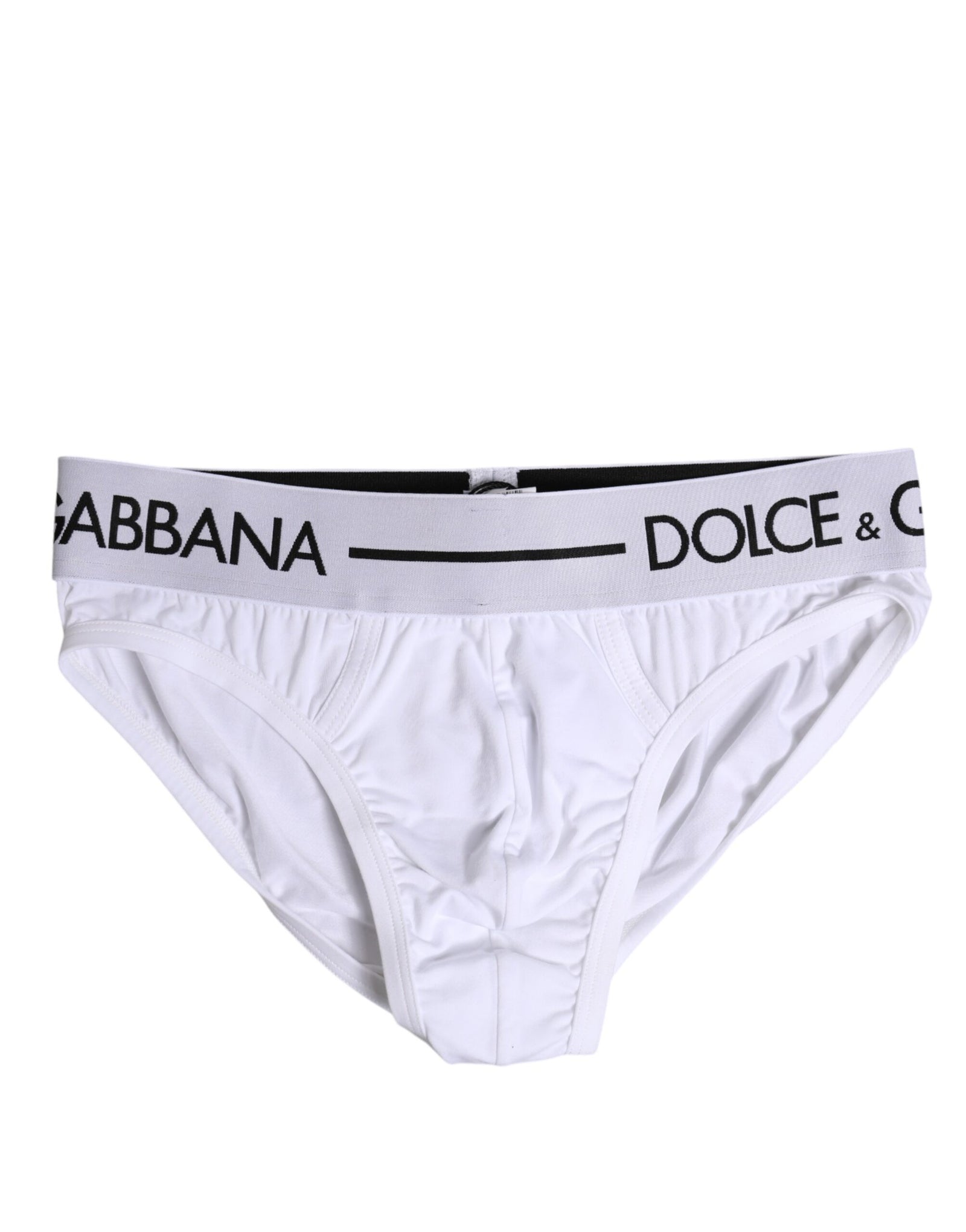 Sous-vêtement classique en coton stretch blanc Dolce & Gabbana