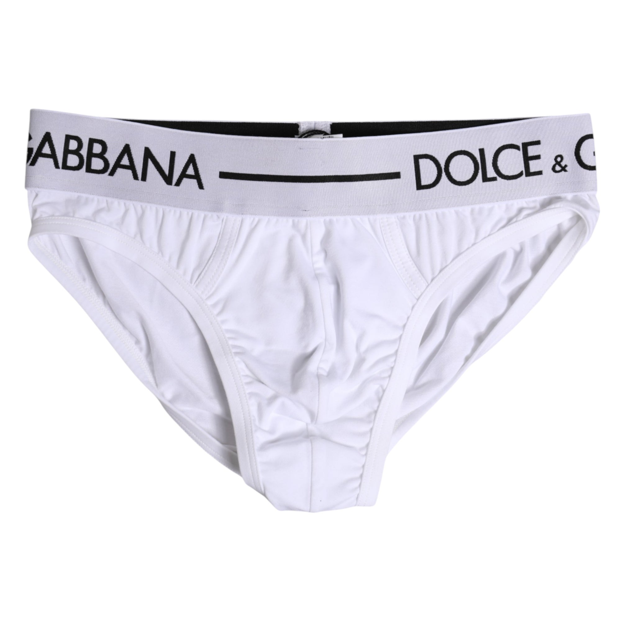 Sous-vêtement classique en coton stretch blanc Dolce & Gabbana