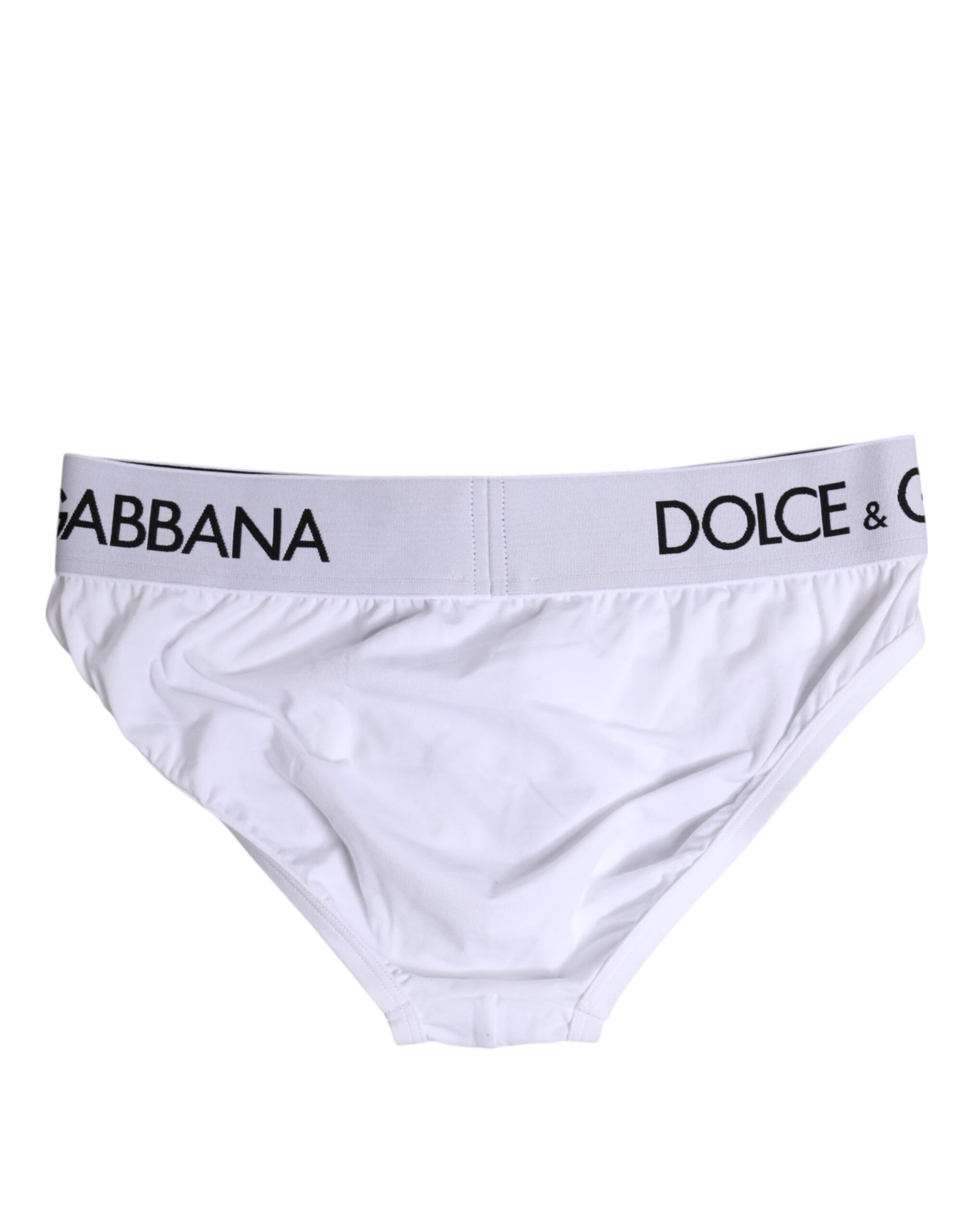 Sous-vêtement classique en coton stretch blanc Dolce & Gabbana