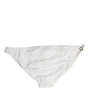 Dolce & Gabbana White Logo Metal Embellishment Brief Swimwear
