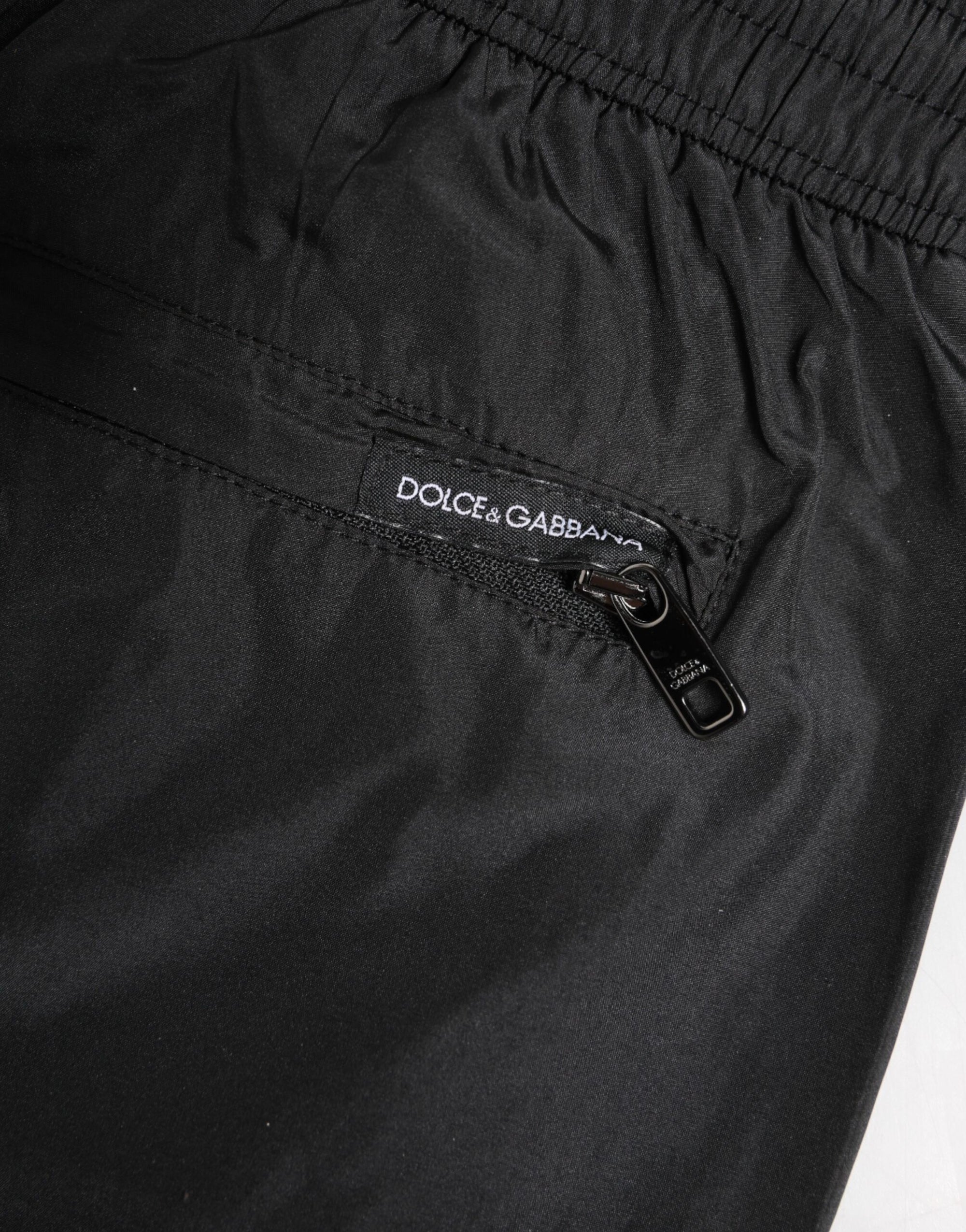 Maillots de bain Dolce &amp; Gabbana - Short de plage noir à cordon de serrage