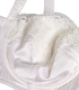Dolce &amp; Gabbana White Silk Underwired Balconette Bra Underwear
