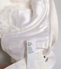 Dolce &amp; Gabbana White Silk Underwired Balconette Bra Underwear