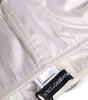 Dolce &amp; Gabbana White Silk Underwired Balconette Bra Underwear