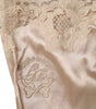Dolce &amp; Gabbana Beige Lace Silk Satin Tank Lingerie Underwear