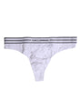 Dolce & Gabbana White Nylon Floral Lace Bottom Panty Underwear