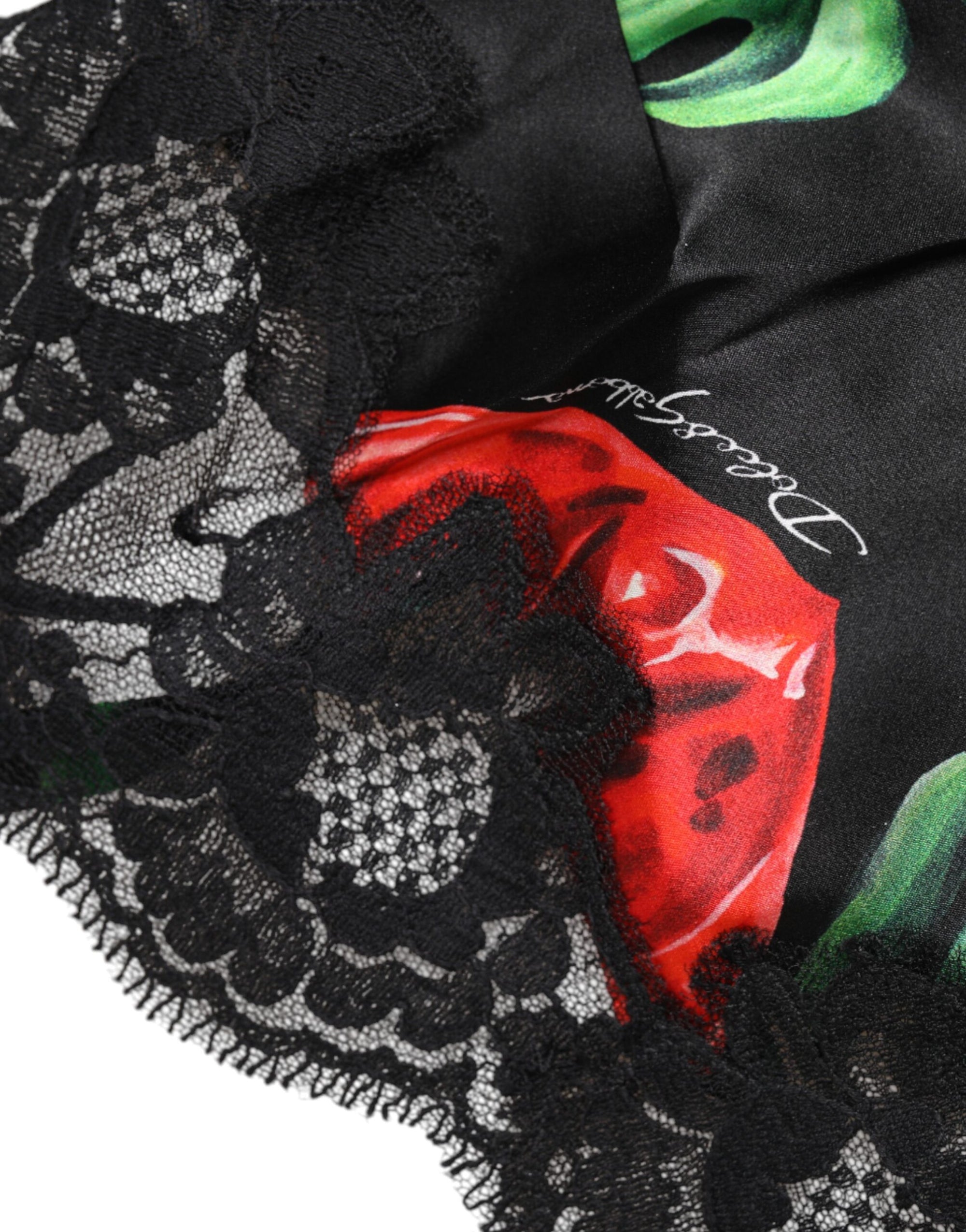 Dolce &amp; Gabbana Multicolor Floral Silk Tank Lingerie Underwear