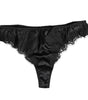 Dolce & Gabbana Black Silk Lace Stretch Bikini Panty Underwear