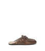 Miu Miu Leather Sabot Loafers