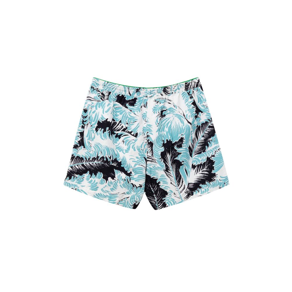 Short de bain en polyamide blanc Bottega Veneta