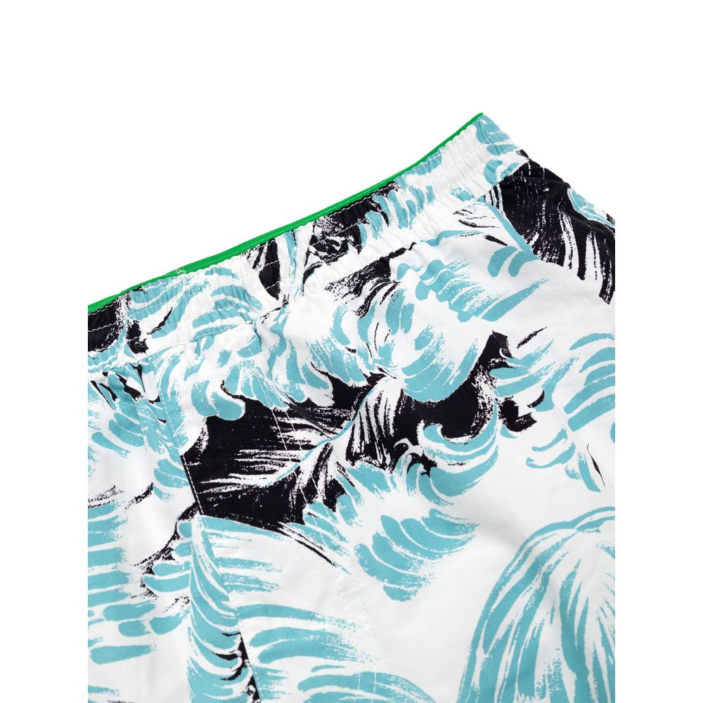 Short de bain en polyamide blanc Bottega Veneta