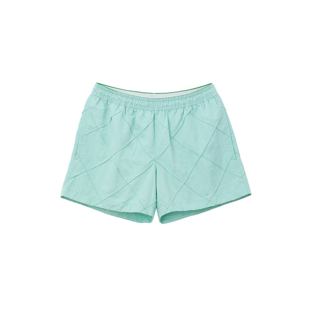 Short de bain Bottega Veneta en polyamide turquoise