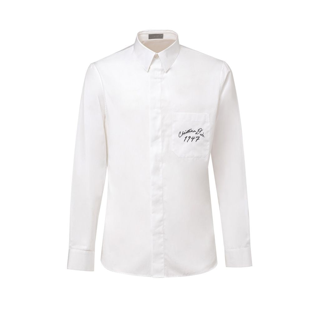 Dior White Cotton Shortsleeve