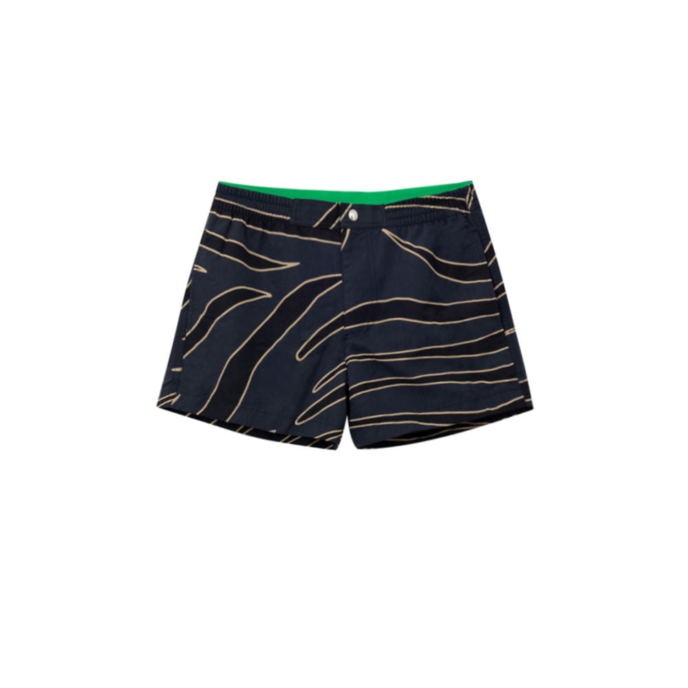 Short de bain en polyamide bleu Bottega Veneta