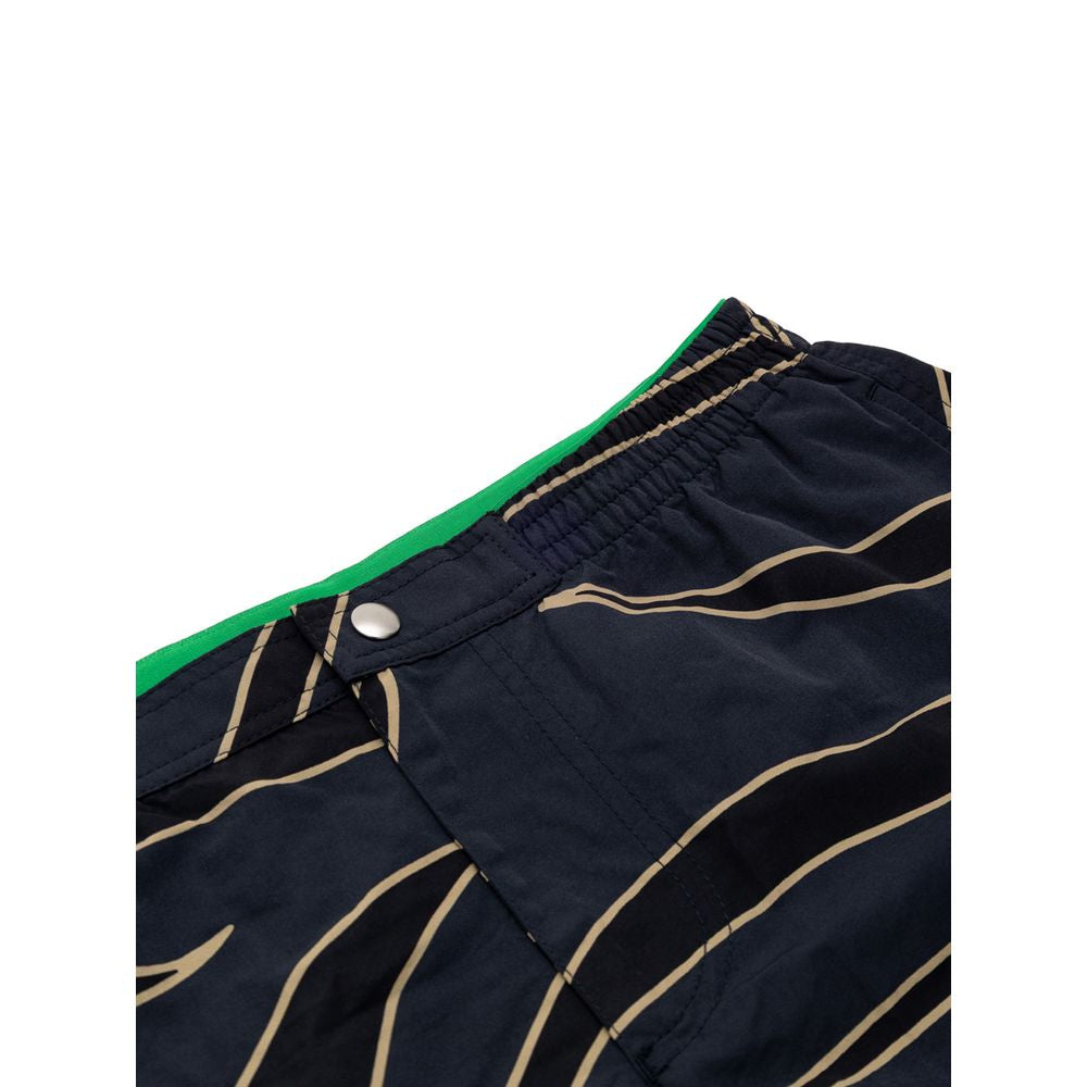 Short de bain en polyamide bleu Bottega Veneta