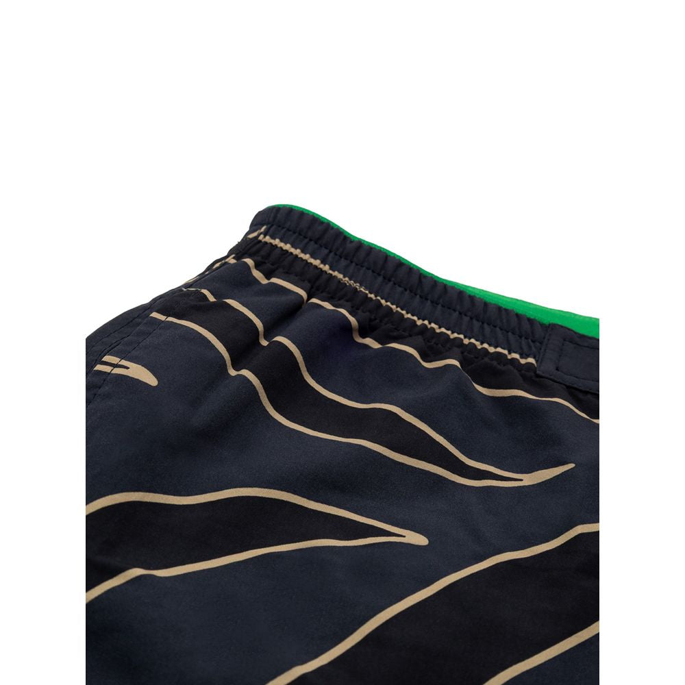 Short de bain en polyamide bleu Bottega Veneta