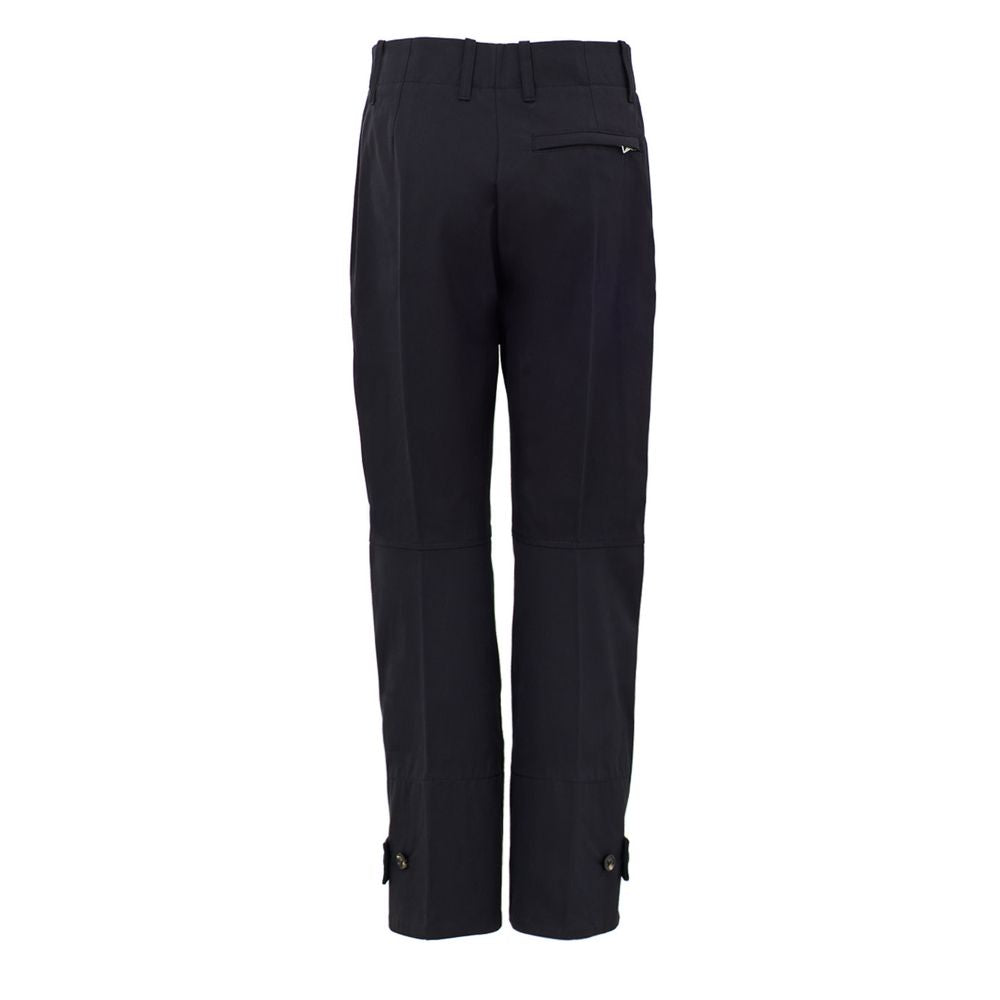 Pantalon en coton bleu marine Bottega Veneta