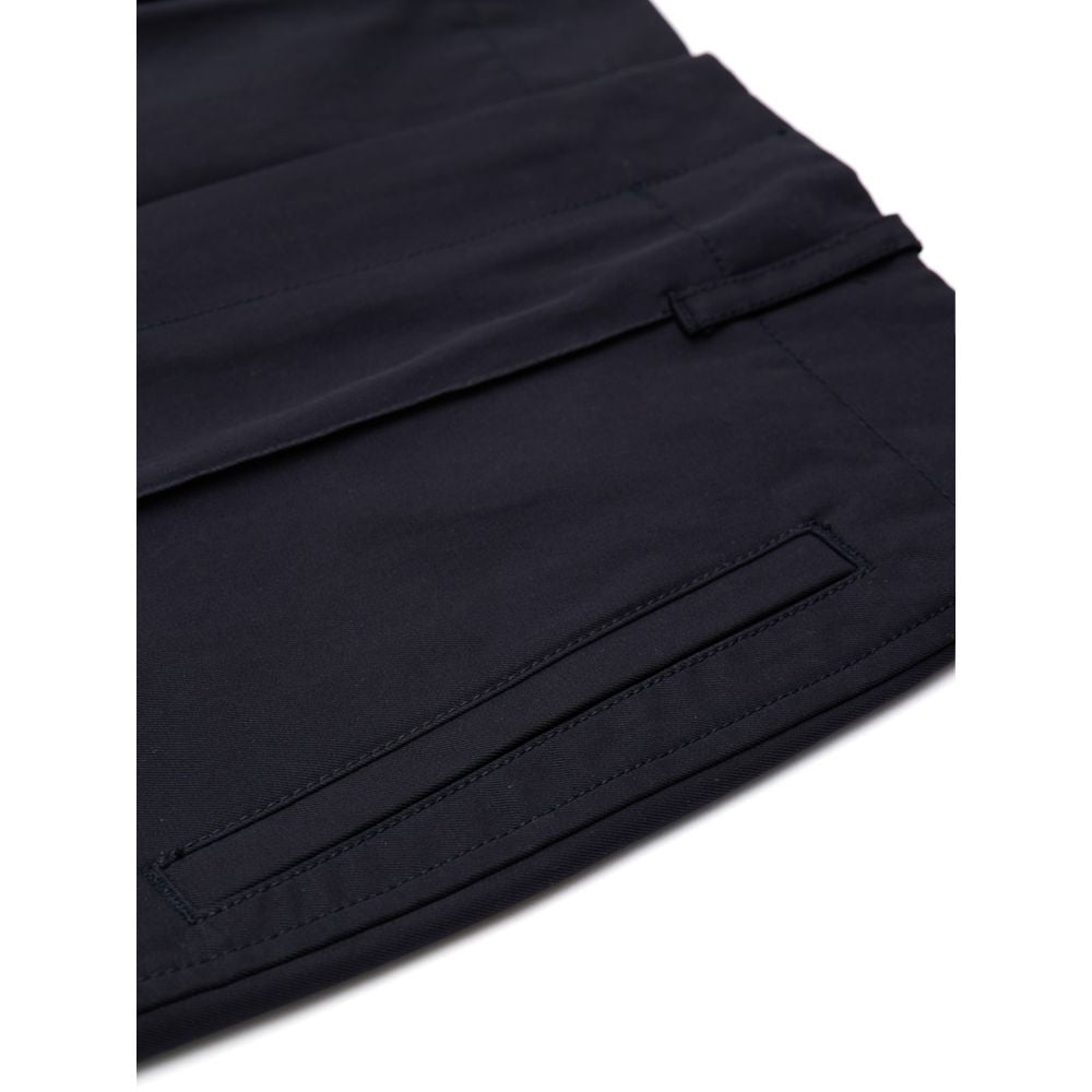 Pantalon en coton bleu marine Bottega Veneta
