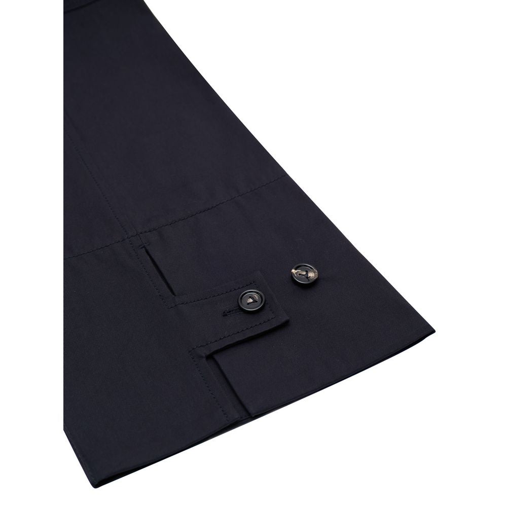Pantalon en coton bleu marine Bottega Veneta