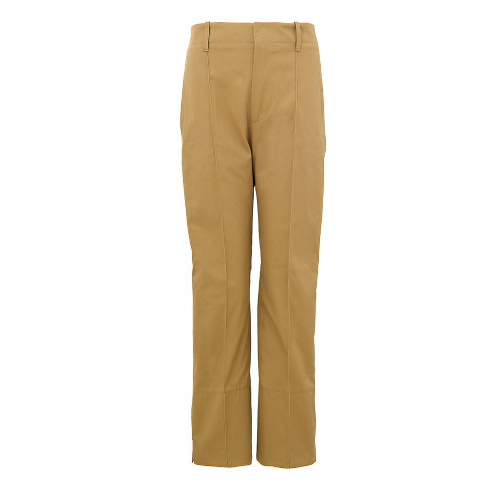 Pantalon en coton beige Bottega Veneta
