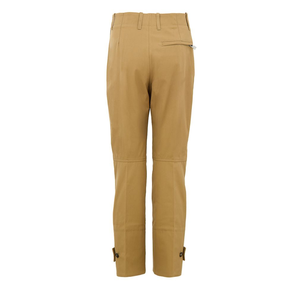 Pantalon en coton beige Bottega Veneta