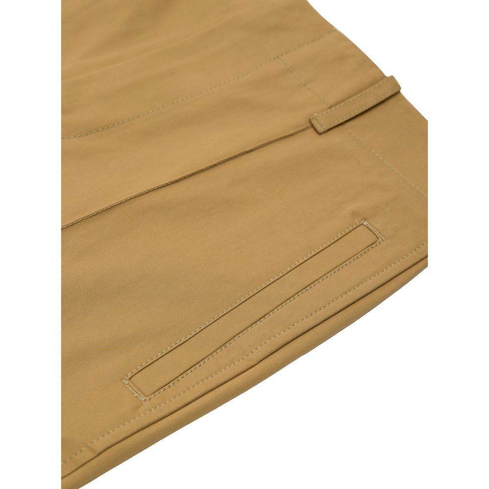 Pantalon en coton beige Bottega Veneta