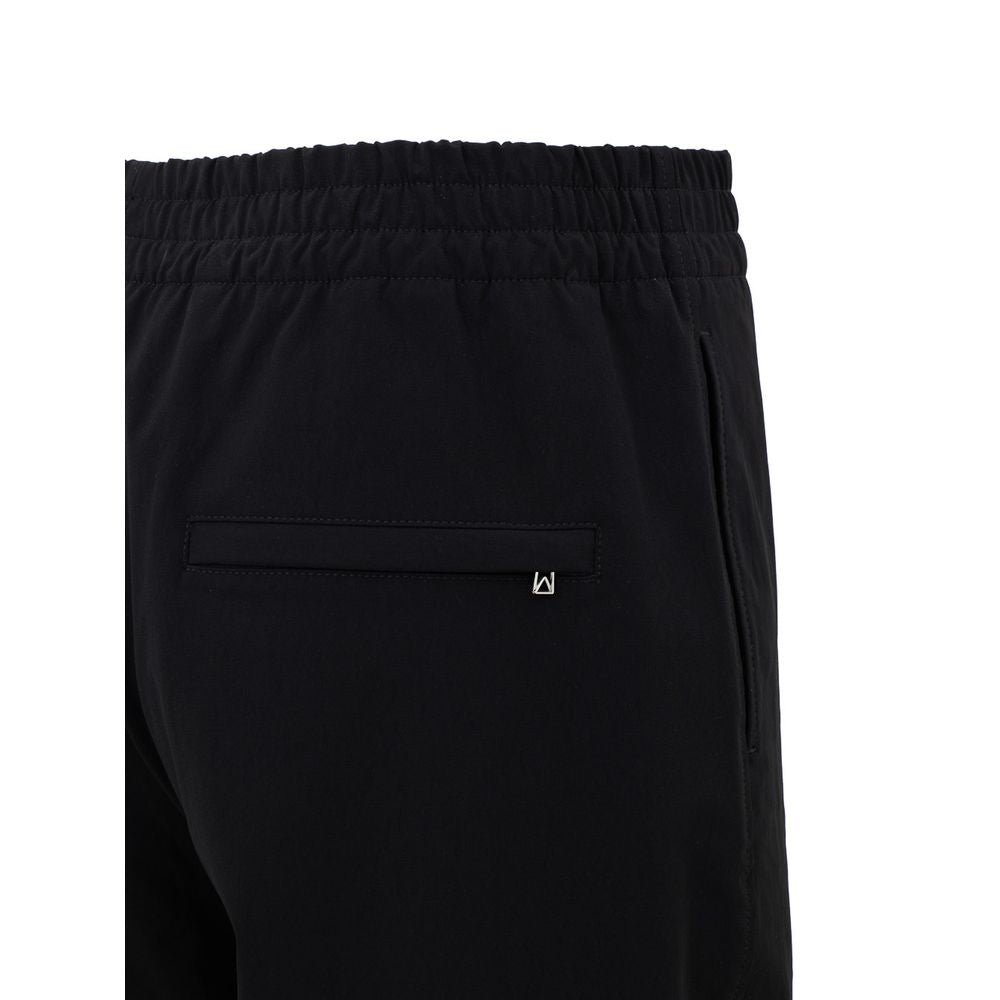 Pantalon en polyamide noir Bottega Veneta