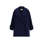 Manteau oversize en laine à double boutonnage Chloé