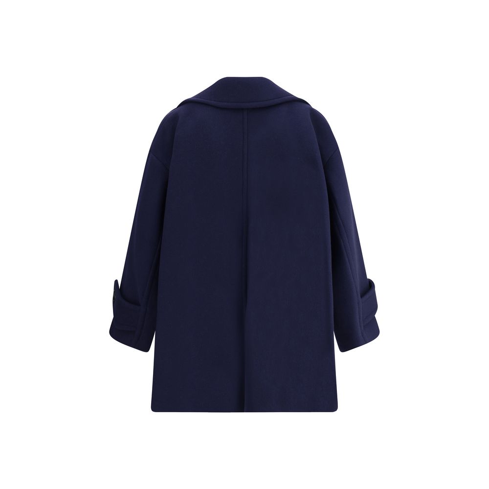 Manteau oversize en laine à double boutonnage Chloé