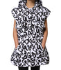Dolce & Gabbana White DG Mania Hooded Sleeveless Puffer Jacket