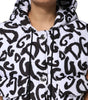 Dolce & Gabbana White DG Mania Hooded Sleeveless Puffer Jacket