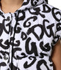 Dolce & Gabbana White DG Mania Hooded Sleeveless Puffer Jacket