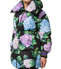 Dolce & Gabbana Multicolor Floral Print Puffer Quilted Jacket