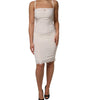 Dolce & Gabbana White Full Slip DG Logo Silk Dress Sleepwear
