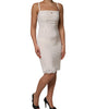 Dolce & Gabbana White Full Slip DG Logo Silk Dress Sleepwear