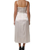 Dolce & Gabbana White DG Logo Full Slip Silk Dress Sleepwear