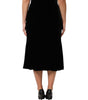 Dolce & Gabbana Black High Waist Fit Flared Midi Skirt