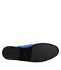 Dolce & Gabbana Blue Suede Capra Slides Flat Slipper Shoes