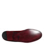 Dolce & Gabbana Red Cotton Velvet Slip On Loafers Formal Shoes